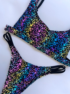 Reflective Holographic Bikini Top