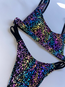 Reflective Holographic Bikini Top